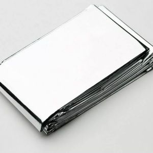 Mylar Survival Blanket Insulating Thermal Space Blanket Poncho Emergency 5 Pack